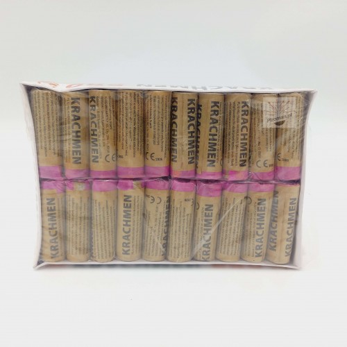 Petardy KRACHMEN PRO H2-PRO, 20 szt., 1g, huk, lont wolnopalny, klasa F3, Piroman.pl, 18+