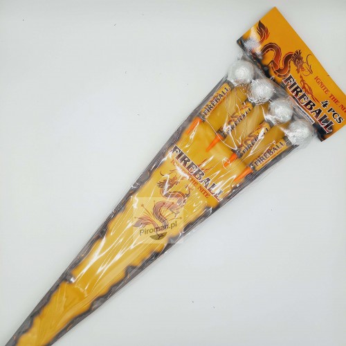Rakiety Fireball Color 22303-2 SrPyro – intensywne efekty, Piroman.pl, pokazy sylwestrowe