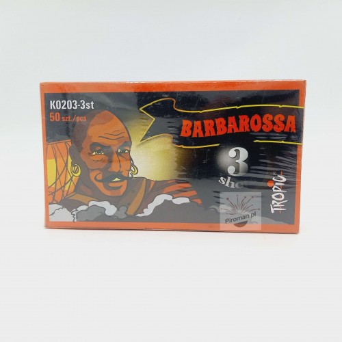 Petardy BARBAROSSA K0203-3 Tropic – potężne wybuchy, idealne na pokazy, Piroman.pl