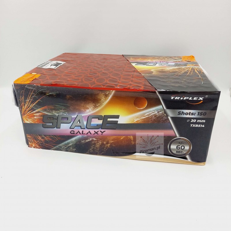 Wyrzutnia Space Galaxy TXB514 Triplex – idealna na Sylwestra i imprezy, dostępna w Piroman.pl