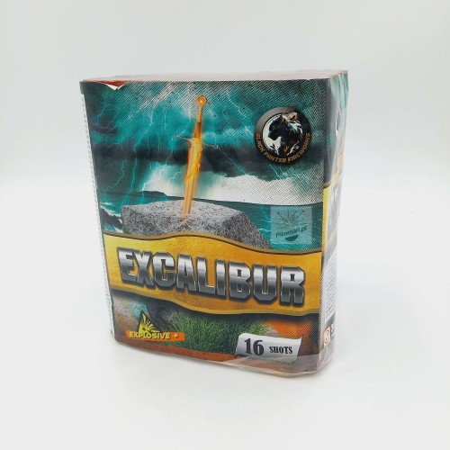 Excalibur SrPyro CLE4127 – 16 strzałów 30mm, mocne efekty świetlne i dźwiękowe, Piroman.pl