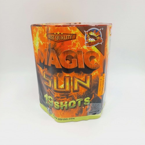 Magic Sun CLE4420 SRPYRO – 19 strzałów 38mm, efektowna wyrzutnia, dostępna w Piroman.pl