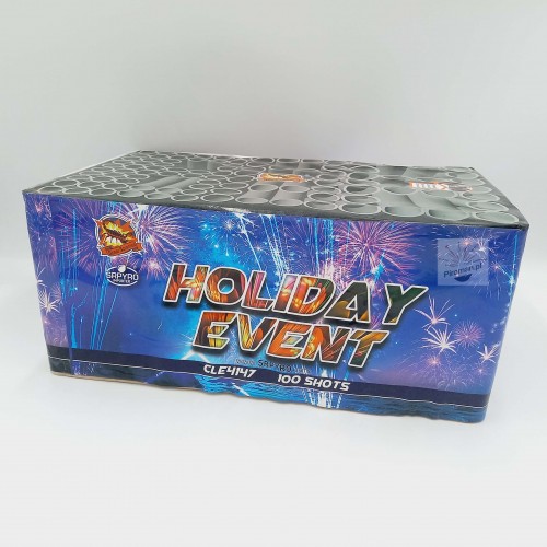 Holiday Event SRPYRO – 100 strzałów, kal. 20–30 mm, układ mix. Efekty wow! Kup teraz w Piroman.pl!