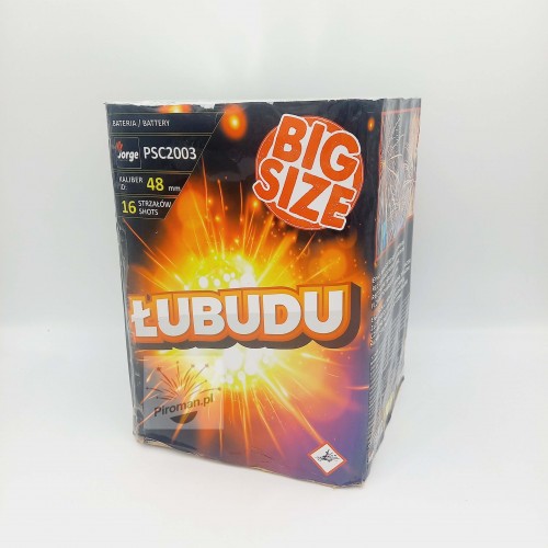 Łubudu Jorge PSC2003 – 16 strzałów 50 mm, klasa F3. Kup w Piroman.pl – legalnie i z szybką dostawą! (100 znaków)