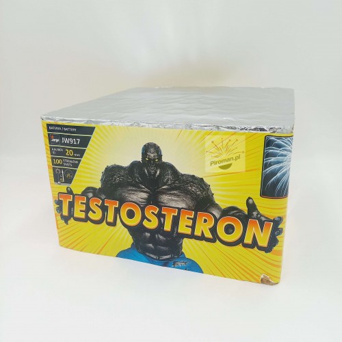 Testosteron JW917 Jorge – 100 strzałów i mocny crackling! Kup w Piroman.pl – szybka dostawa fajerwerków! (100 znaków)