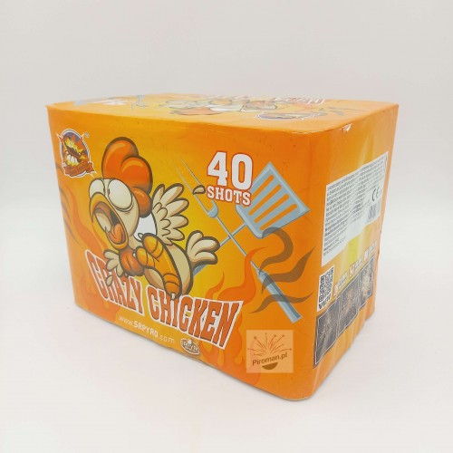 Crazy Chicken CLE4092 – 40 strzałów 25 mm od SrPyro. Kup w Piroman.pl – efekt, moc i szybka wysyłka! (100 znaków)
