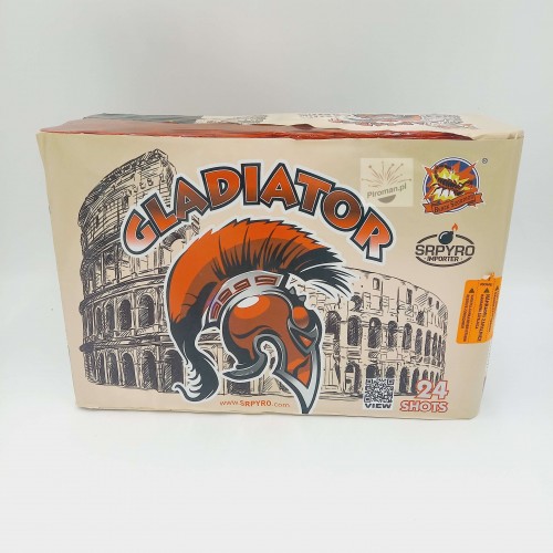 Wyrzutnia Gladiator SRPYRO – 24 strzały 38 mm! Moc, huk i efekty na najwyższym poziomie. Kup w Piroman.pl!