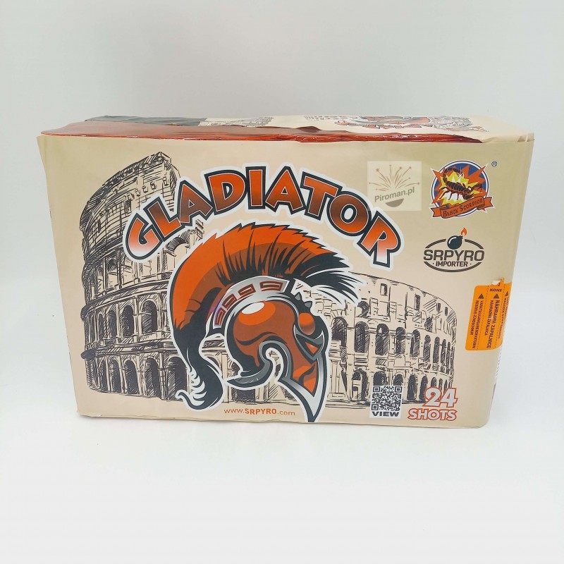 Wyrzutnia Gladiator SRPYRO – 24 strzały 38 mm! Moc, huk i efekty na najwyższym poziomie. Kup w Piroman.pl!
