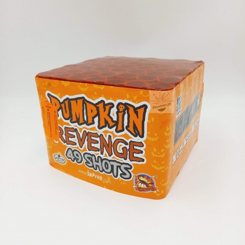 Pumpkin Revenge SRPYRO – 25 strzałów! Efekt na Halloween i Sylwestra. Kup teraz na Piroman.pl!