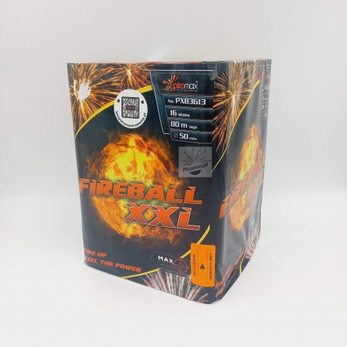 Fireball XXL PXB3613 – 16 strzałów 48 mm od Piromax. Kup teraz w Piroman.pl – moc, efekt i szybka dostawa!