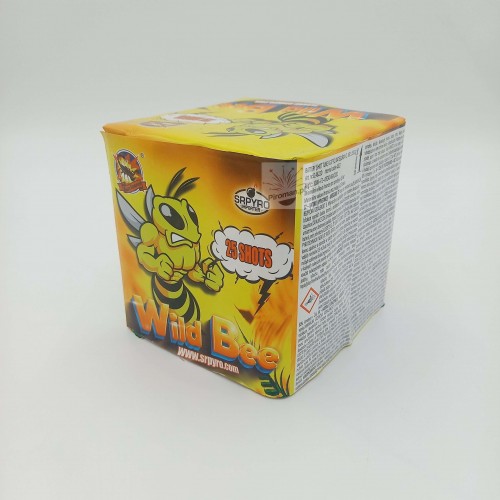 Wyrzutnia Wild Bee CL4822D SRPYRO – 25 strzałów, kaliber 20 mm – kolorowe fajerwerki Piroman.pl
