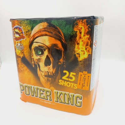 Wyrzutnia POWER KING SrPyro – 25 strzałów 48 mm. Potężne efekty! Kup teraz w Piroman.pl – mocna pirotechnika dla Ciebie!