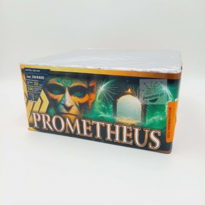 Wyrzutnia Jorge Prometheus JW4400 – 100 strzałów, kaliber 20 mm, efektowny pokaz ognia, dostępna w Piroman.pl