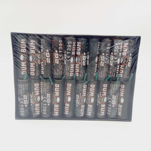 Petardy Dumbum 2G+ P5DU13 – 20 sztuk błyskowych, 1 g mieszanki, potężny huk, klasa F3, certyfikat CE, dostępne w Piroman.pl