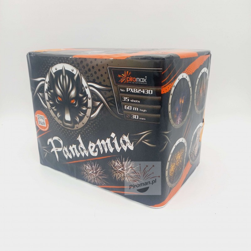 Wyrzutnia Pandemia PXB2430 Piromax 30mm, 35 strzałów – spektakularny pokaz, Piroman.pl