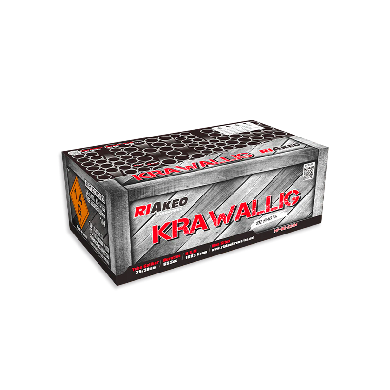 Krawallig Riakeo – 102 strzały 25/30 mm czystej mocy | Piroman.pl