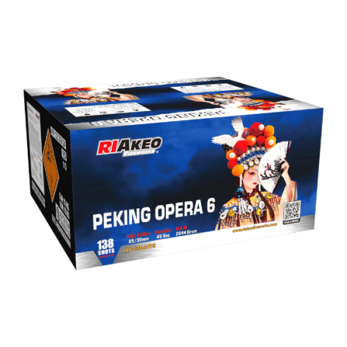 Peking Opera 6 Riakeo – 138 strzałów 25/30 mm | Piroman.pl