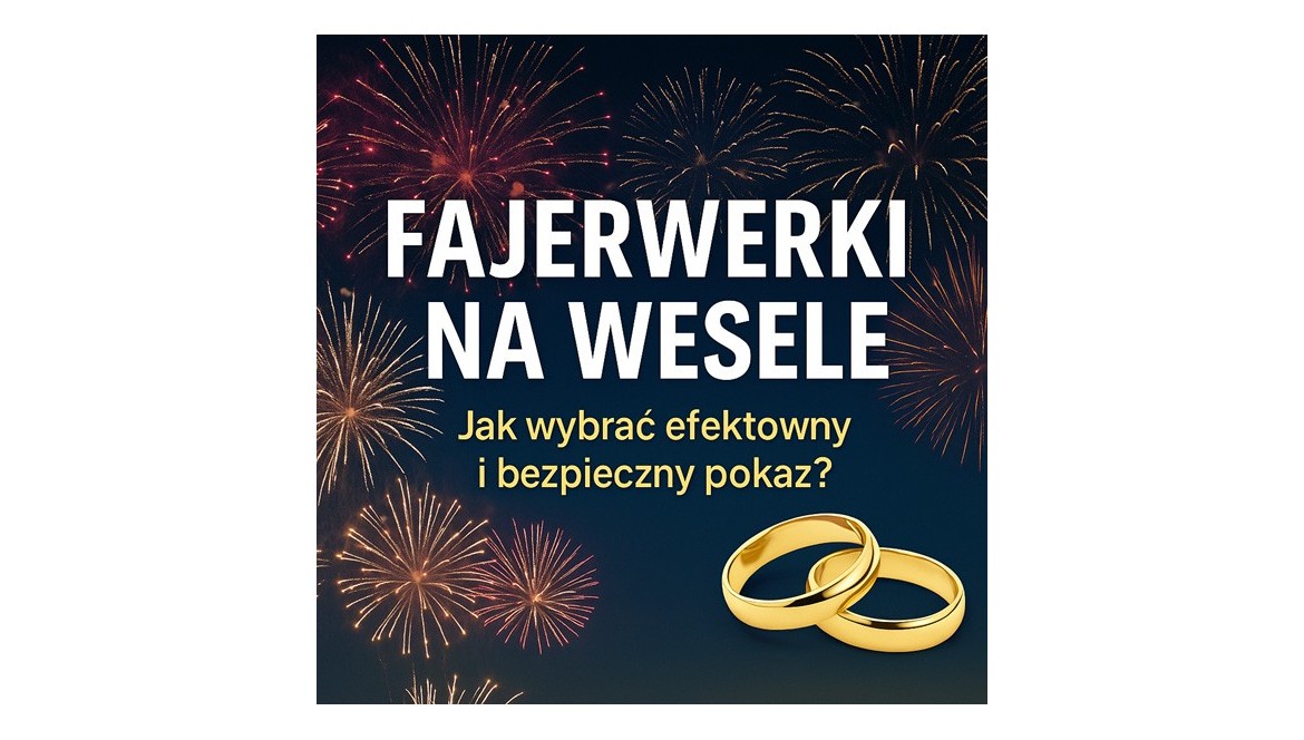 Fajerwerki na wesele – jak wybrać efektowny i bezpieczny pokaz?